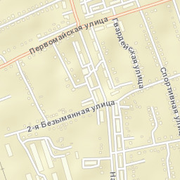 Novonikolayevsky Volgograd Oblast Street Map