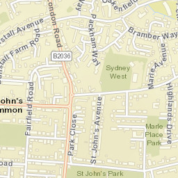 Burgess Hill Street Map