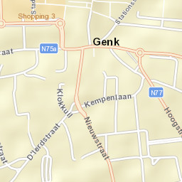 Genk Street Map