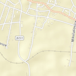 Mikulášovice Street Map