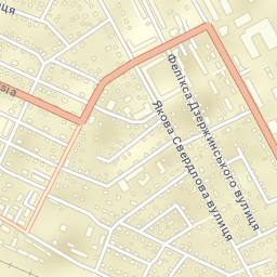 Korosten’ Street Map