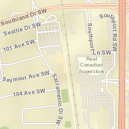 9950 Macleod Trail Southeast, Calgary, AB Street Map