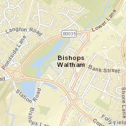 Bishops Waltham Street Map