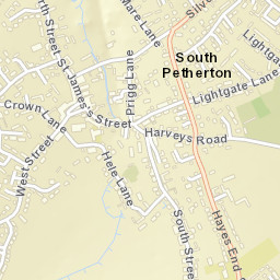 South Petherton Street Map