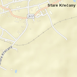 Staré Křečany Street Map