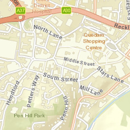 Yeovil Street Map