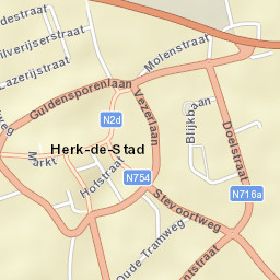 Herk-de-Stad Street Map