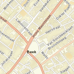 Beek Street Map