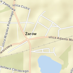 Żarów Street Map