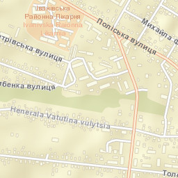 Ivankiv Street Map
