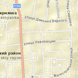 Chernyanka Street Map