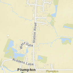 Plumpton Green Street Map