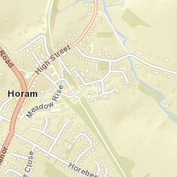 Horam Street Map