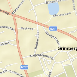 Grimbergen Street Map