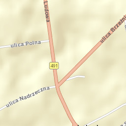 Łobodno Street Map