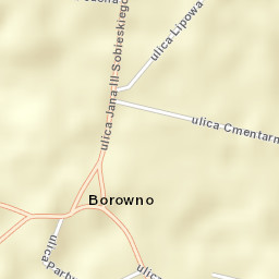 Borowno Street Map