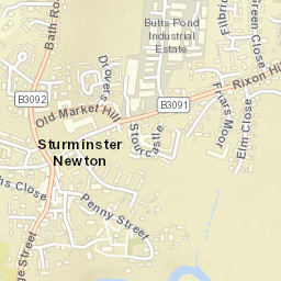 Sturminster Newton Street Map