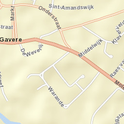 Gavere Street Map