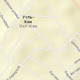 Ust’-Kan Street Map
