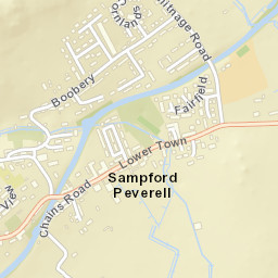 Sampford Peverell Street Map