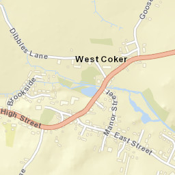 West Coker Street Map