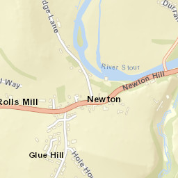 86 Newton Hill, Sturminster Newton, Dorset Street Map