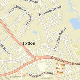Totton Street Map