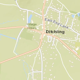 Ditchling Street Map