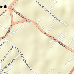 Kraśnik Street Map