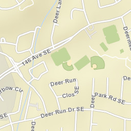 15215 Deer Run Drive Southeast, Calgary Street Map