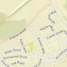 Alderholt Street Map