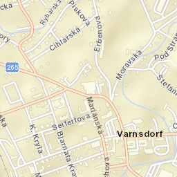 Varnsdorf Street Map