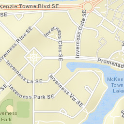 90-166 Promenade Way Southeast, Calgary Street Map