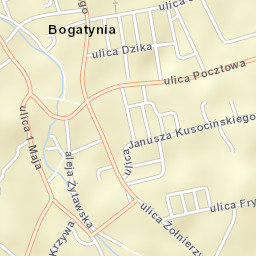 Bogatynia Street Map