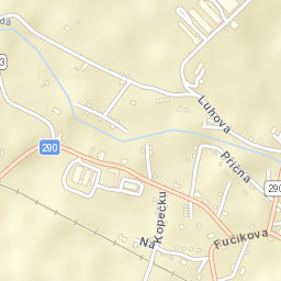 Raspenava Street Map