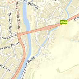 Tiverton Street Map