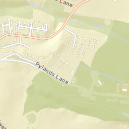 Pyland's Lane, Southampton, Hampshire Street Map