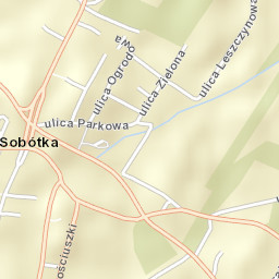 Sobótka Street Map