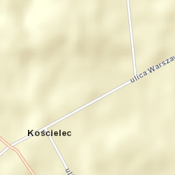 Kościelec Street Map