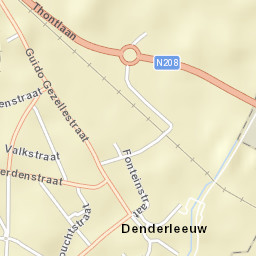 Denderleeuw Street Map