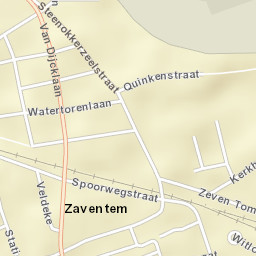 Zaventem Street Map
