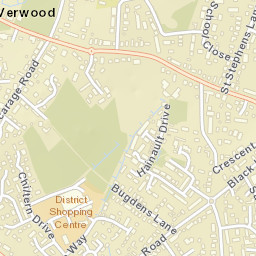 Verwood Street Map