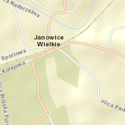Janowice Wielkie Street Map