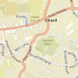 Chard Street Map