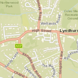 Lyndhurst Street Map