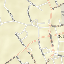 Zottegem Street Map