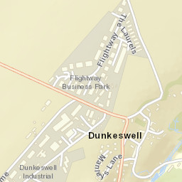 Dunkeswell Street Map