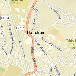 Hailsham Street Map