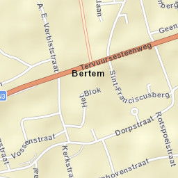 Bertem Street Map