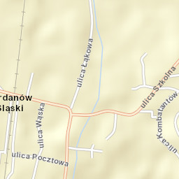 Jordanów Śląski Street Map